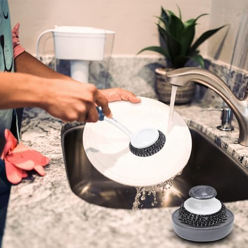 Stainless Steel Dish Scrubbers 5 Pack