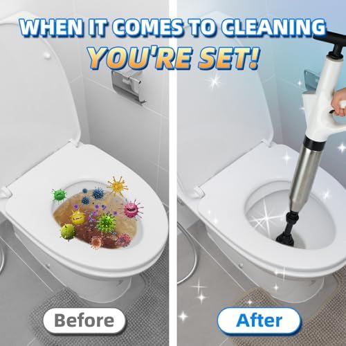 Clonvent High-Pressure Air Plunger for Effortless Plumbing