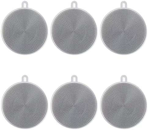 6PCS Silicone Dish Scrubber Set