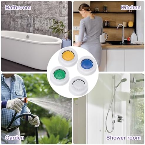 4-Piece shower flow control set
