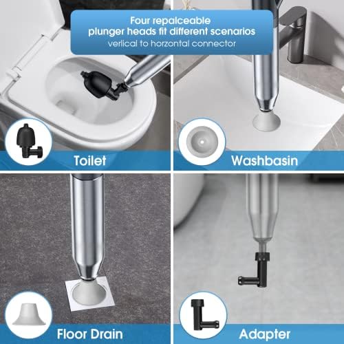 High-Pressure Sink Shower Plunger Kit