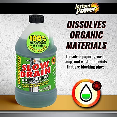 Instant Power Slow Drain Build Up Remover - 2 Liters 1