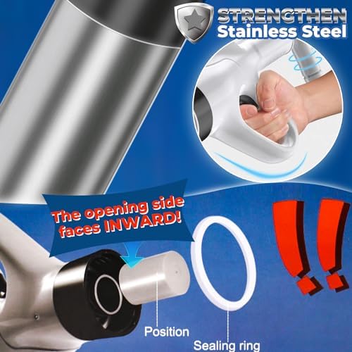 Unclog Your Toilets in Seconds with Our Powerful Air Plunger Super Fast Easy to Use and Safe