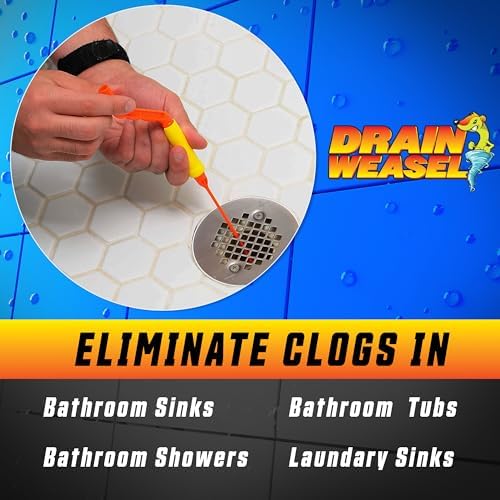 FlexiSnake Drain Weasel - Effortless Hair Clog Removal