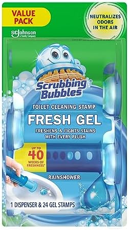 Scrubbing Bubbles Fresh Toilet Bowl Stamps Rainshower