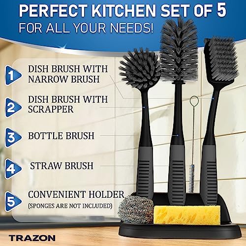 TrazonDish Brush Set Against Kitchen_cleaning CASE Study