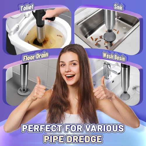 High-Pressure Toilet Plunger
