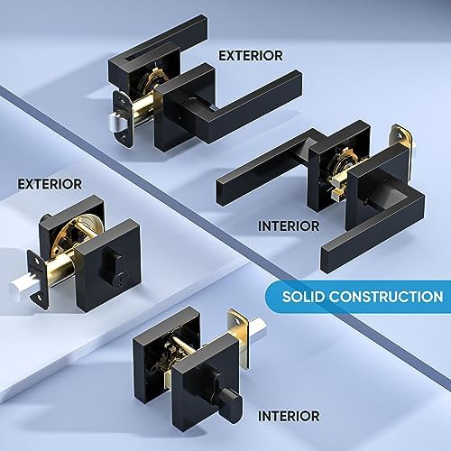 Premium Heavy Duty Door Handle Set for Beds Bathrooms and More