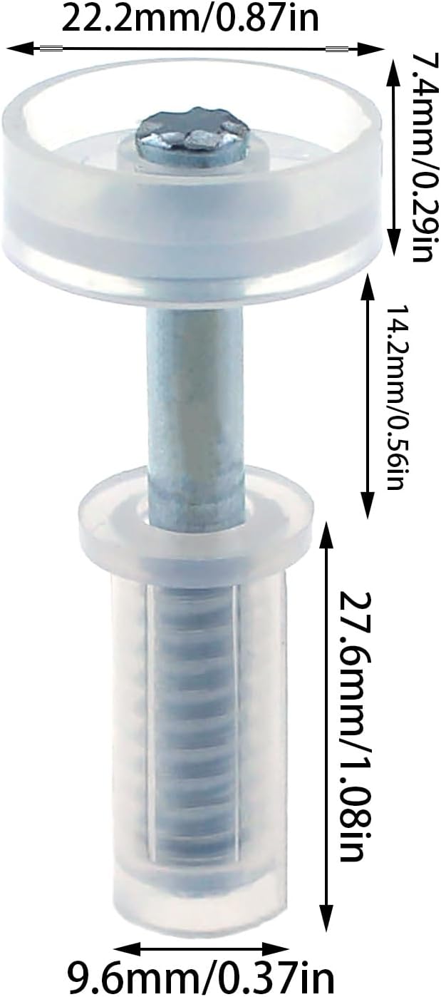 4Pcs Bxian Bi-Fold Door Top Guide Wheel bi-fold repair kit with stainless steel and plastic