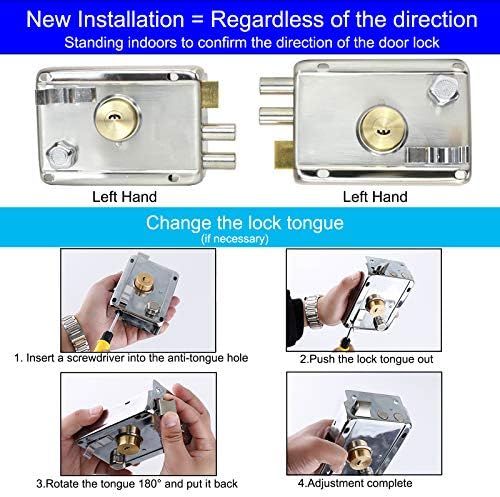 SiperyStainless Steel Door Lock Set for Home Security