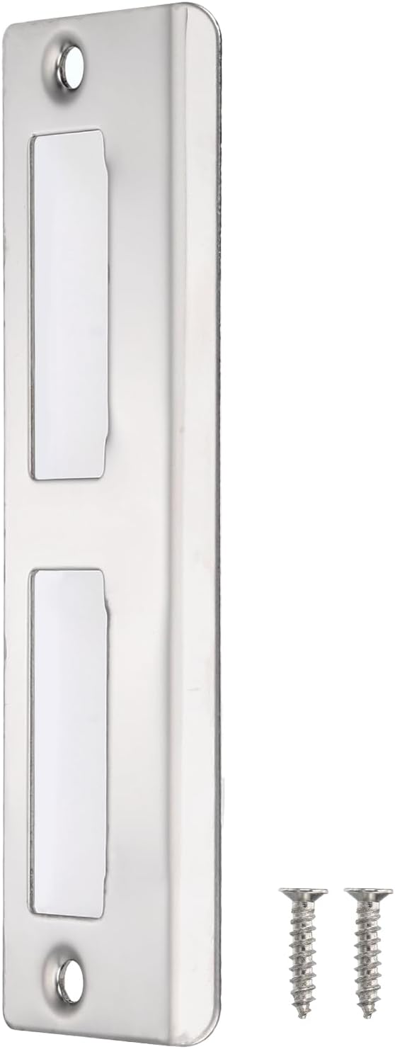 128mm X 42mm 201 Stainless Steel Latch Strike Plate for Door Frame