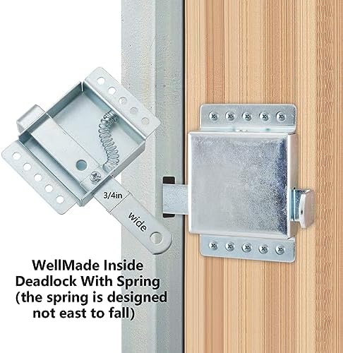 WellMade Heavy Duty Inside Deadlock Latch