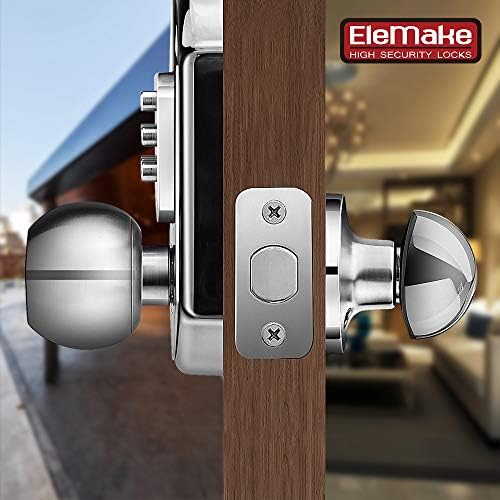 Megaflint Keyless Entry Deadbolt Lock - 100 Mechanical Stainless Steel Passcode or Key