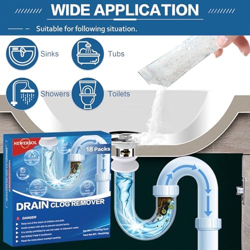 Drain Clog Remover 18-Pack