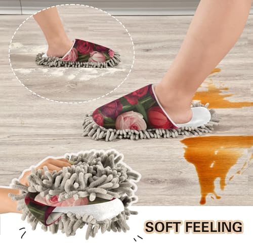 Burbuja Pink Tulip Mop Slippers