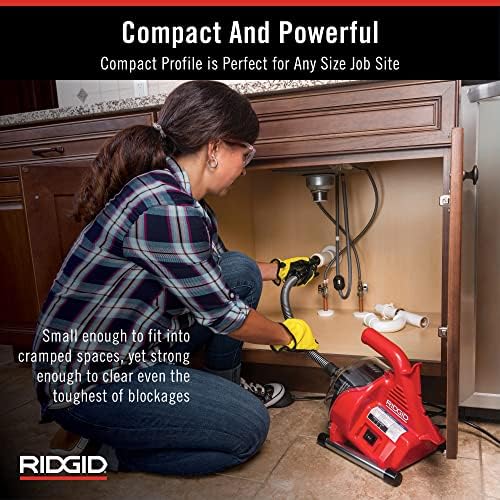 RIDGID 55808 PowerClear 120-Volt Drain Cleaning Machine