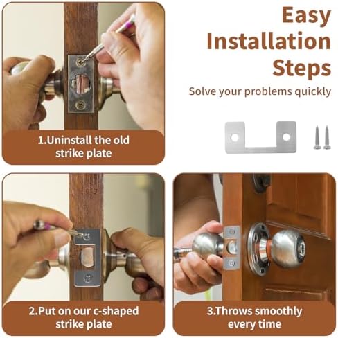 Adjustable Strike Plate for Exterior Doors