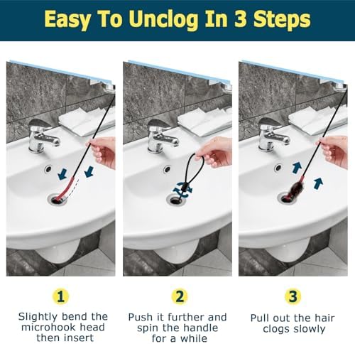DrainSoon 30-Inch Steel Clog Remover