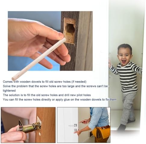 Lock Strengthening Strike Plate for Door Fixing - Smooth Operation and Durable Performance