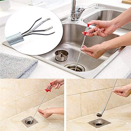 Domejo 7-Pack Drain Clog Removed Set Minimum Escape of 1