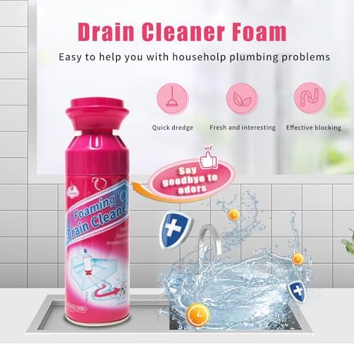 Unloshe Foam Drain Cleaner 2PCS - Clog Remover for Sinks and Drains