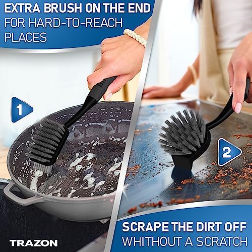 TrazonDish Brush Set Against Kitchen_cleaning CASE Study