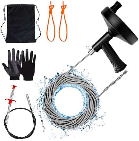 33 Ft Drain Auger Set