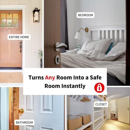 FlipLok Door Lock 10 Times Stronger Than a Deadbolt Secure Home Lock