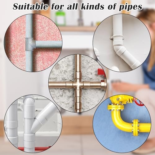 DRIP-RESISTANT Drain Cleaner Set for Clogs 4-Piece Pipe Drain Fixer COITEK Black Durable Easy to Use