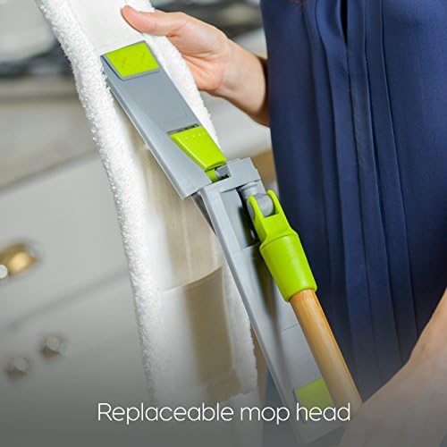 Full Circle Mighty Mop 2-in-1 WetDry Microfiber Mop Head Refill Replaceable Design Durable Earth-Friendly