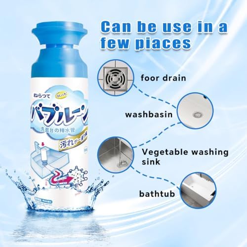 Drain Foam Cleaner 2PCS