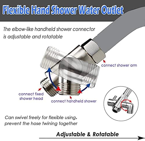 3-Way Brass Shower Diverter Valve G12 Brushed Nickel