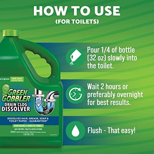 128 oz Green Gobbler Drain Clog Remover
