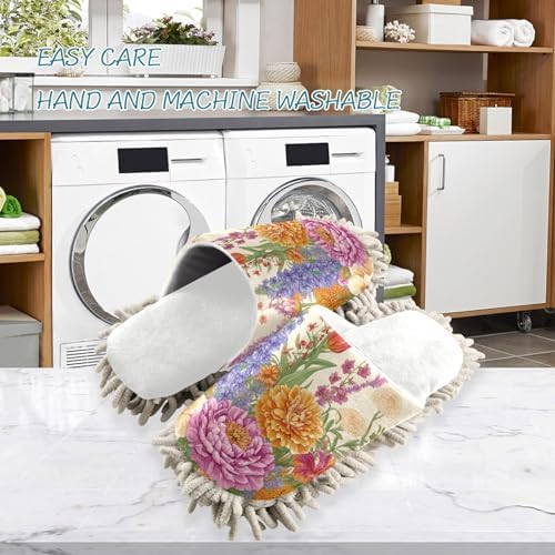 Burbuja Garden Flowers Mop Slippers