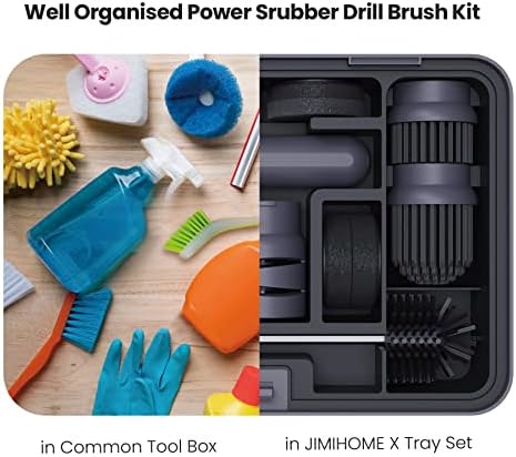 Portable Electric Scrubber 3 Speed Heads for Deep Cleaning