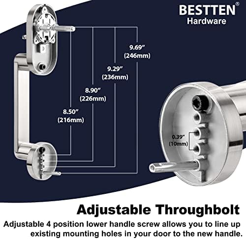 BESTTEN Front Door Handle Set