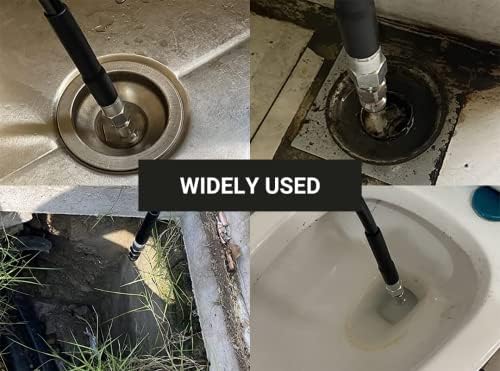 High-Pressure Sewer Cleaning Tool for Efficient Pipe Hair Unclogging