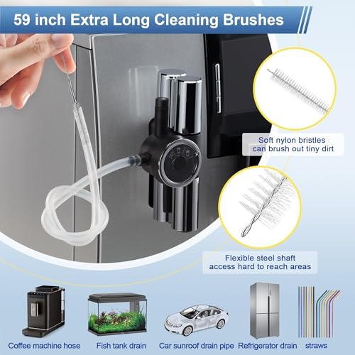 10-Piece Complete Drain Sink Cleaner Kit for Efficient Maintenance