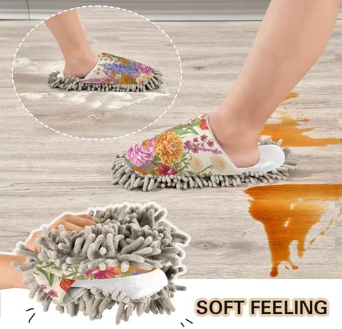 Burbuja Garden Flowers Mop Slippers