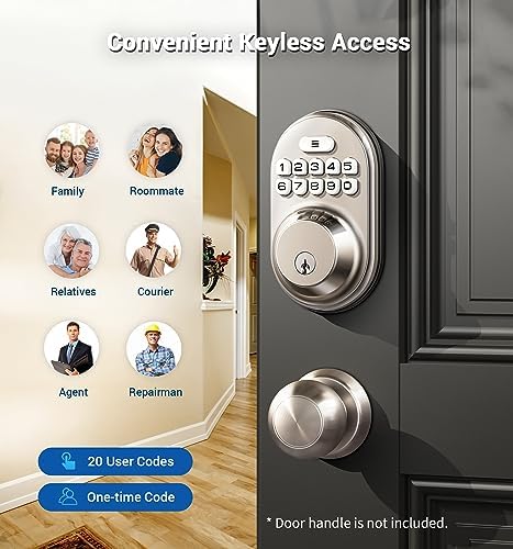 Secure Keyless Keypad Door Lock Perfect for Smart Home Security