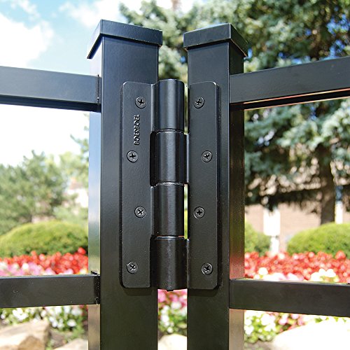 Barrette Outdoor Living Heavy-Duty Butterfly Hinge for Wood Metal and Vinyl Gates