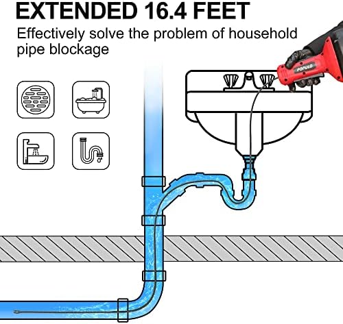 Powerful Drain Auger for Clogs