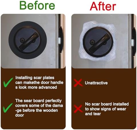 Stainless Steel Door Knob Deadbolt Reinforcement Kit