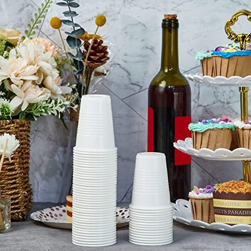 Lilymicky 500 Pack 5 oz Disposable Plastic Cups