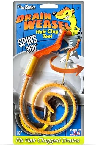 FlexiSnake Drain Weasel Effortless Clog Removal in Sink Tub