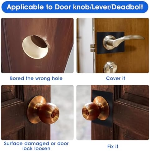 Durable Stainless Steel Door Plate Set for Home Outdoor Use