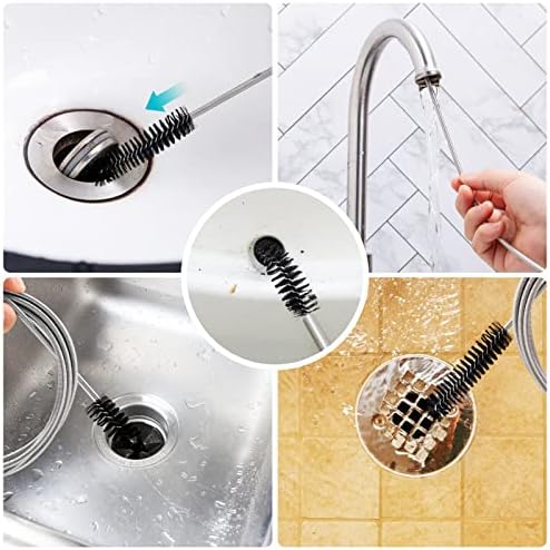 Drain Brush Tool for Curved Pipes