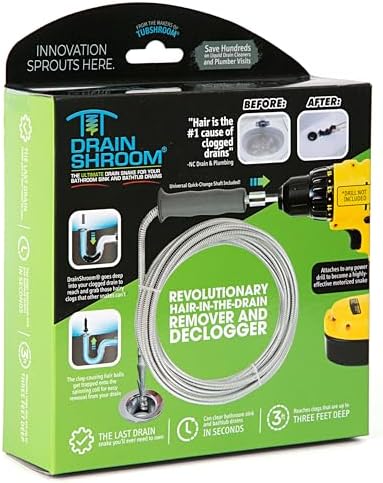 Reusable Sink Snake 36 inches Stainless Steel Clog Remover for Drains and Hair Catcher