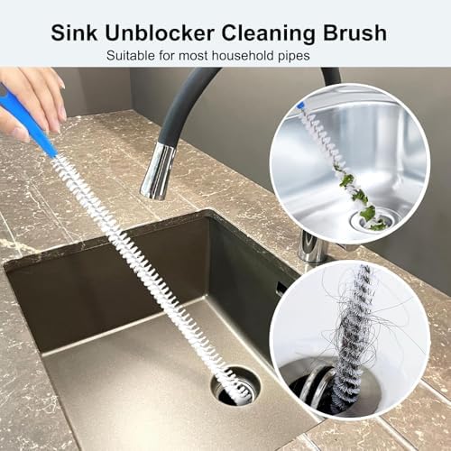 Adove 2-Pack Drain Cleaner Brush Set