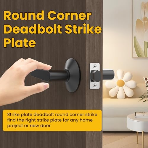 Sleek Rust-Proof Door Backplate for Increased Security